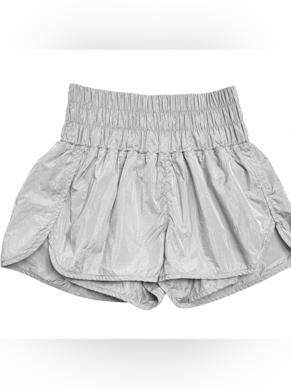 Free People Movement Silver Reflective Bubble Skort/Shorts – Size S - Picture 2 of 6